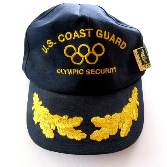 U.S. Coast Guard 1996 Olympic Security cap & pin - militaria-Olympic collectible - Picture 1 of 9